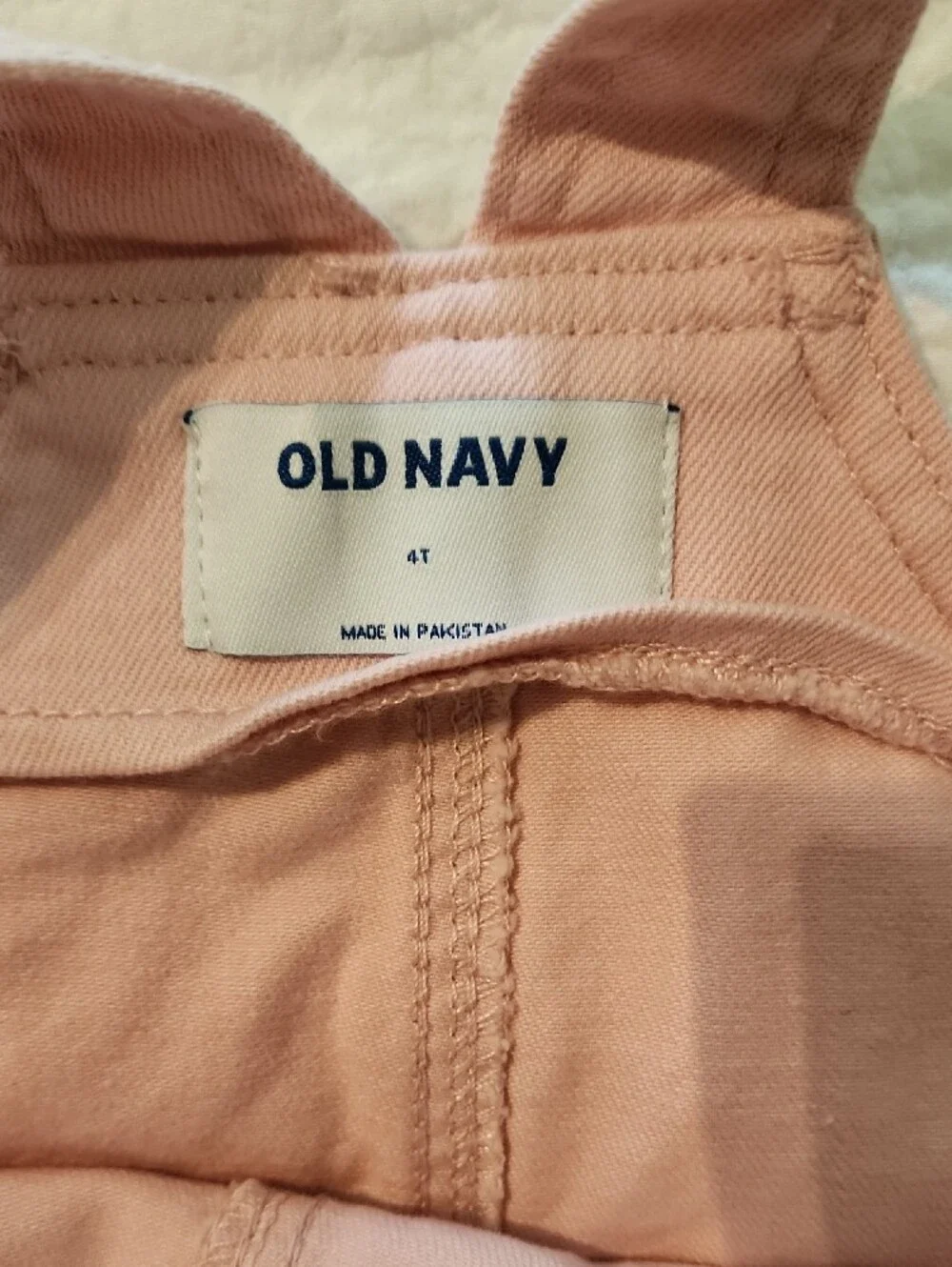 Old Navy Blush Pink Girls' Pinafore Overalls
